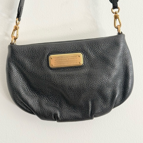 Marc By Marc Jacobs Handbags - NWOT Marc by Marc Jacobs Q Percy Black Pebbled Leather Crossbody Mini Bag Purse